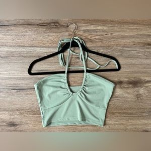 Size Small.  Green Beach Wear Crop Top.